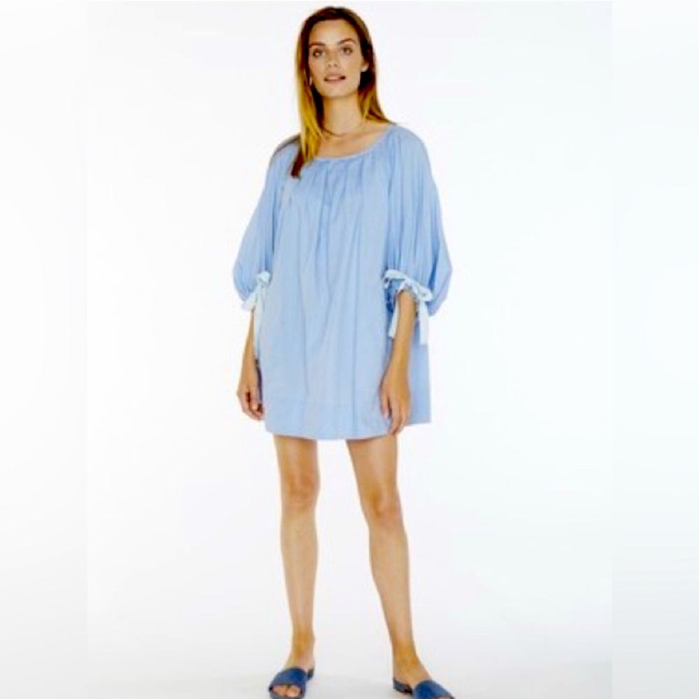 Lake Pajamas Morning Dress in Bluebell